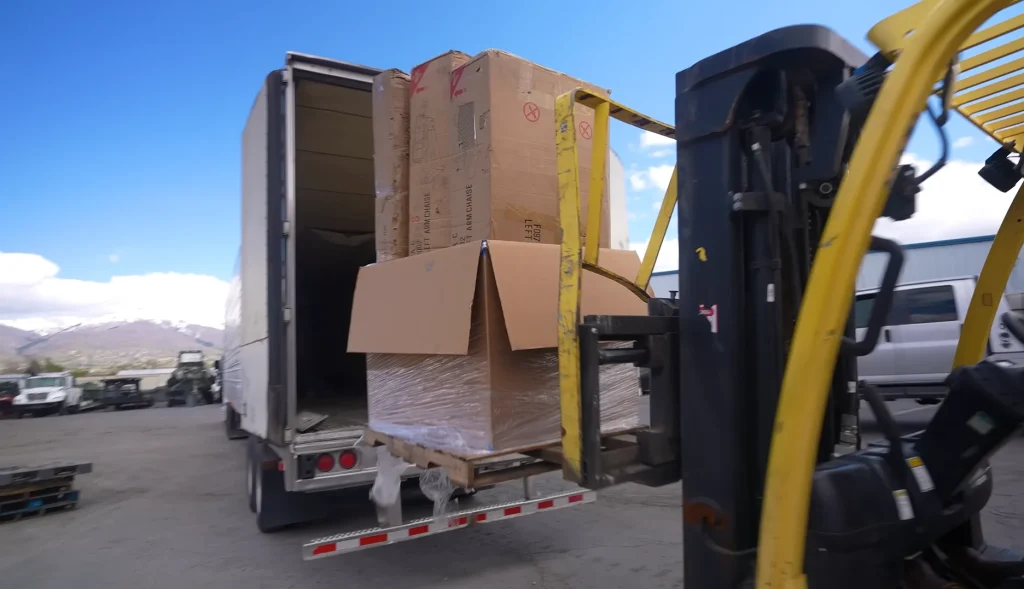 Men buy entire unit of lost freight for $2,500 but the goods inside aren't even the biggest prize