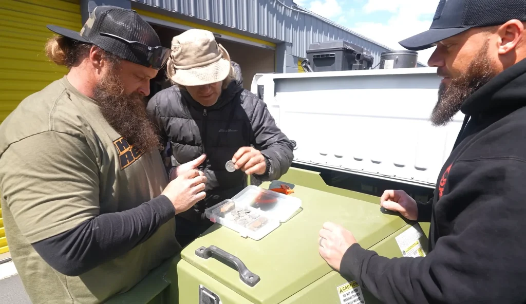 Men buy entire unit of lost freight for $2,500 but the goods inside aren't even the biggest prize