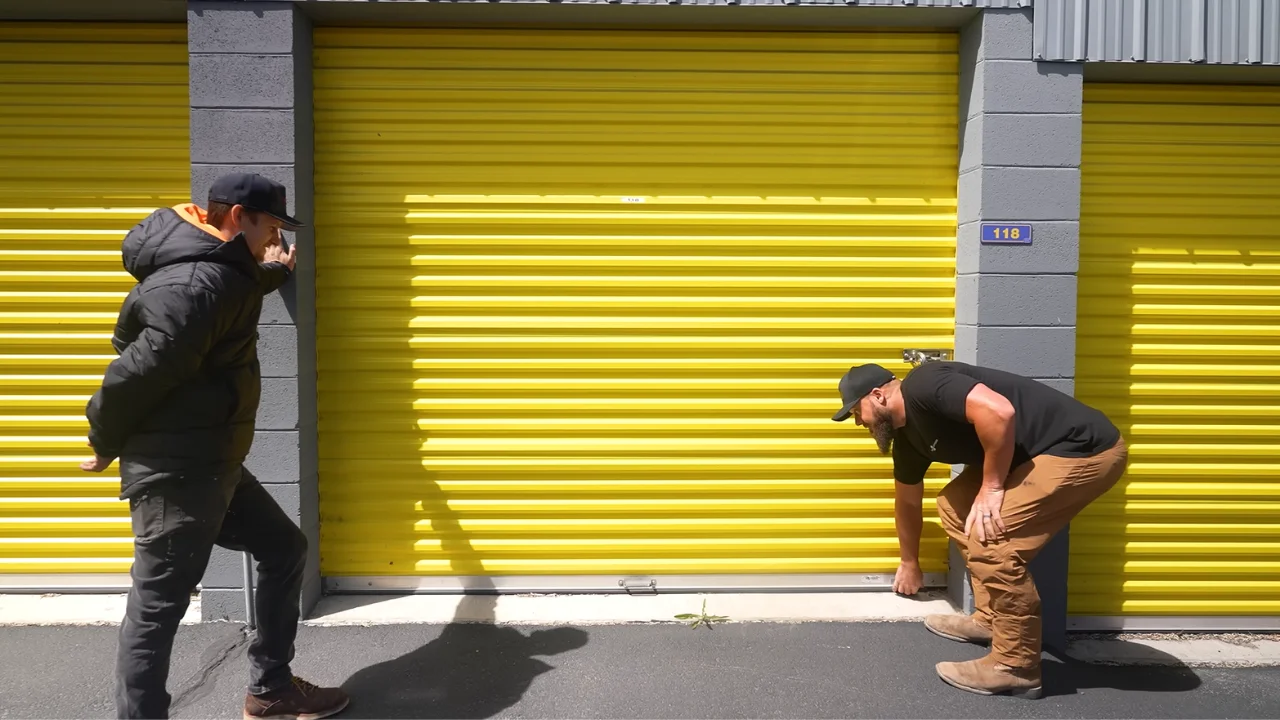 Men buy entire unit of lost freight for $2,500 but the goods inside aren't even the biggest prize