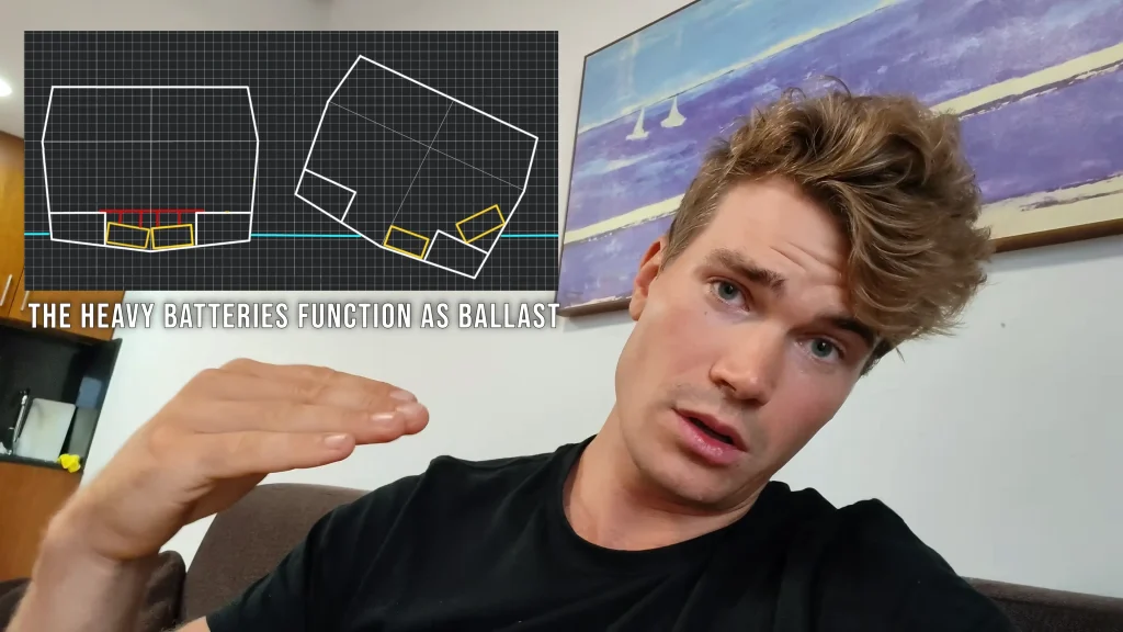 Man who built $20,724 solar-powered yacht that can run forever faces disaster as the boat capsizes after 3,728-mile journey