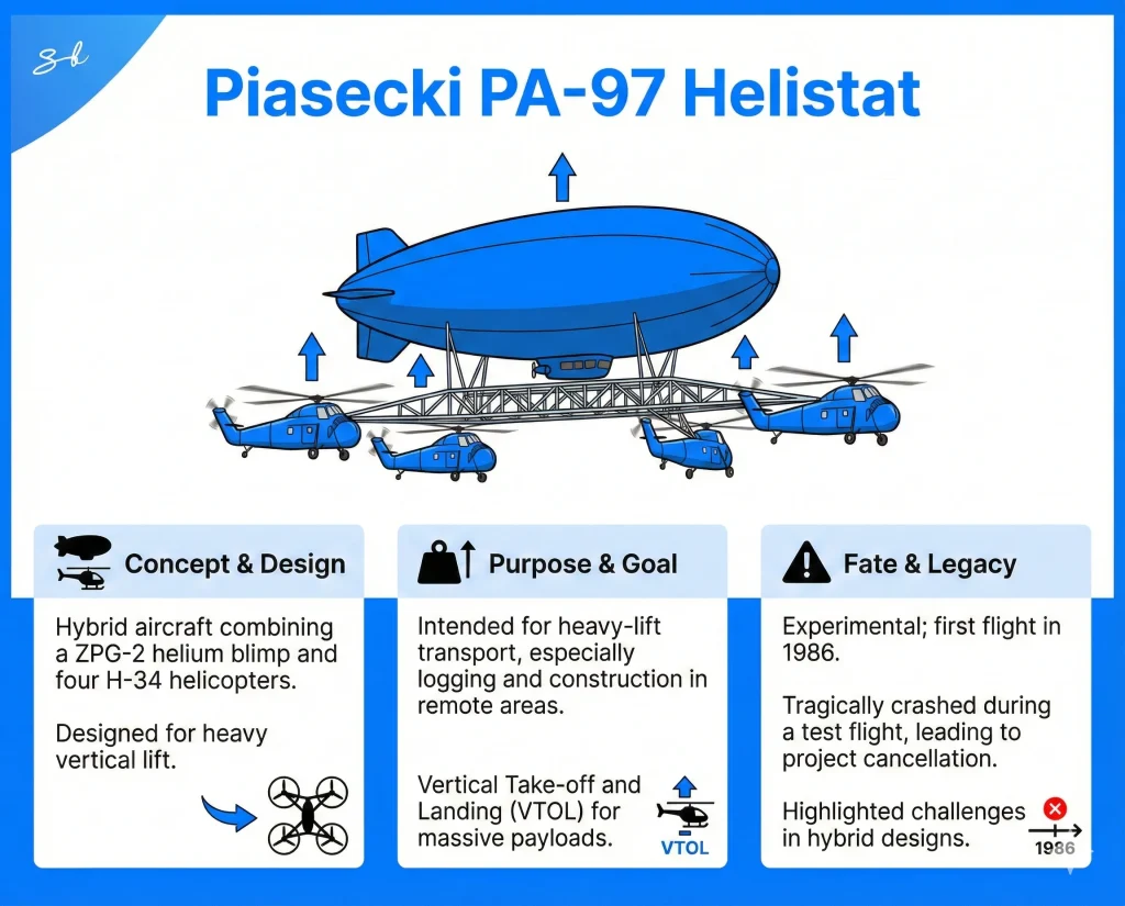 This $100,000,000 experimental aircraft, the Helistat, was meant to be revolutionary but ended up destroyed in seconds