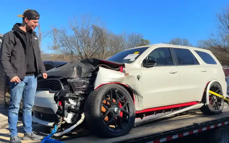 Hellcat Durango rebuild wanted back by celebrity owner