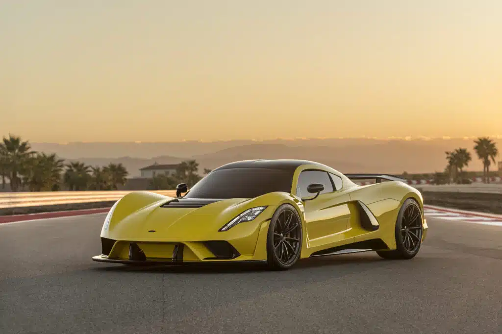 Most powerful american sports cars in the world including Hennessey Venom F5