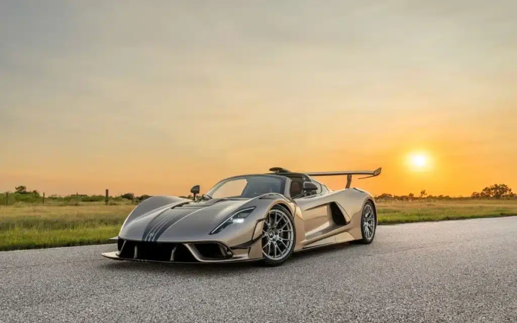 Hennessey unveiled the world's only manual Venom F5, and it comes with over 2,000 horsepower - 2,031 to be exact