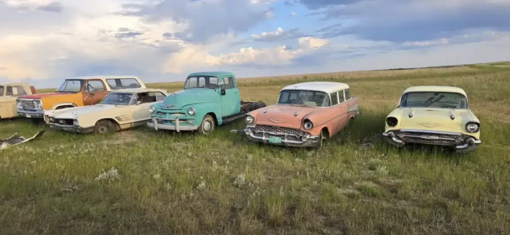 This hidden Montana farm is a gearhead’s dream, packed with classic cars, vintage pickups, and rare finds including a 1928 Willys-Knight and Packard