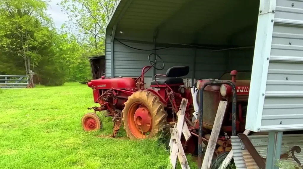 Vintage tractor