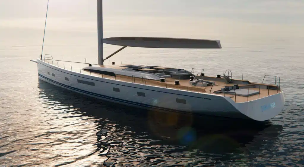 Hollywood star Tom Cruise 108-foot sailing yacht swan 108
