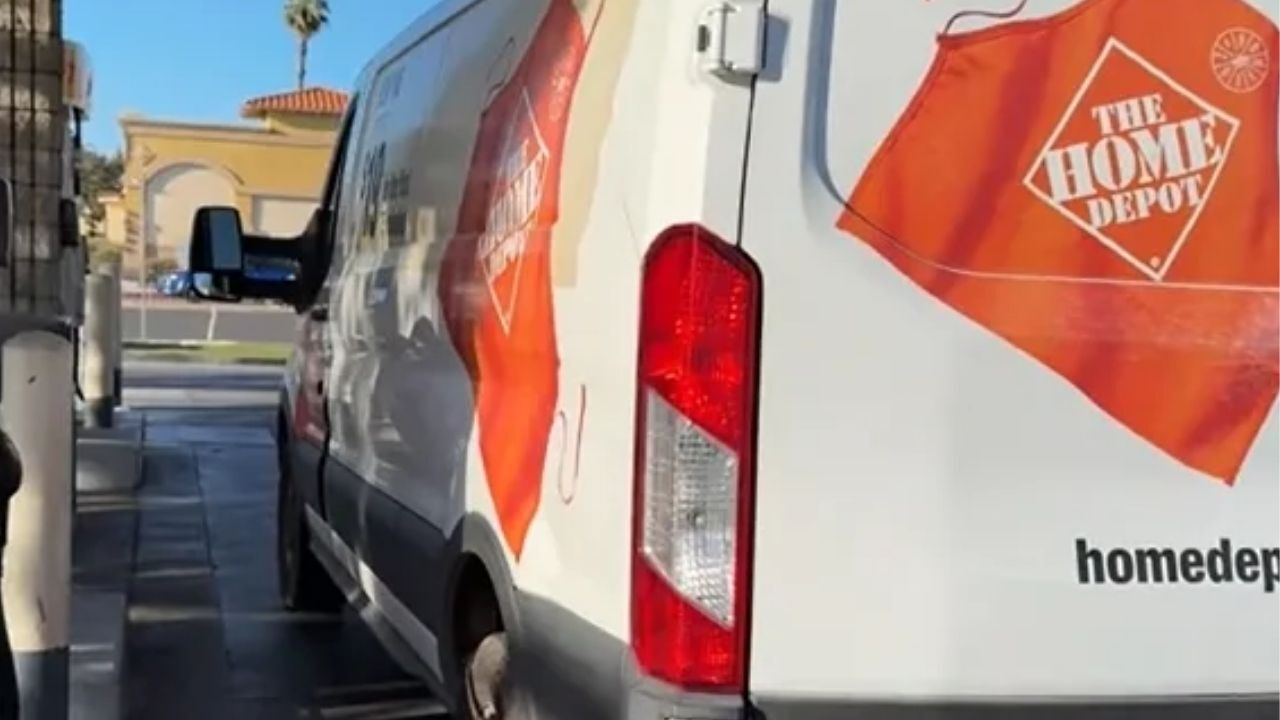 California man rented a Home Depot van to help him move but had absolutely no idea how to fill it up with gas