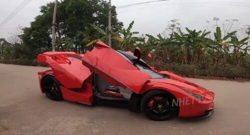 Believe it or not, this is a homemade Ferrari LaFerrari