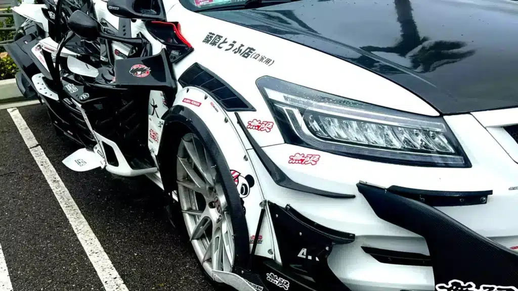 This Honda Accord has some of the most insane aftermarket wings you will ever see in your life.