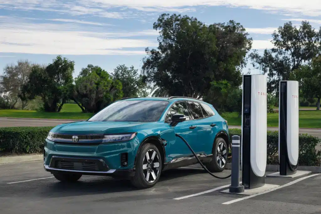 Tesla Superchargers now work with Lucid Air using a charging adapter, with Honda and Acura EVs also gaining access to the growing charging network