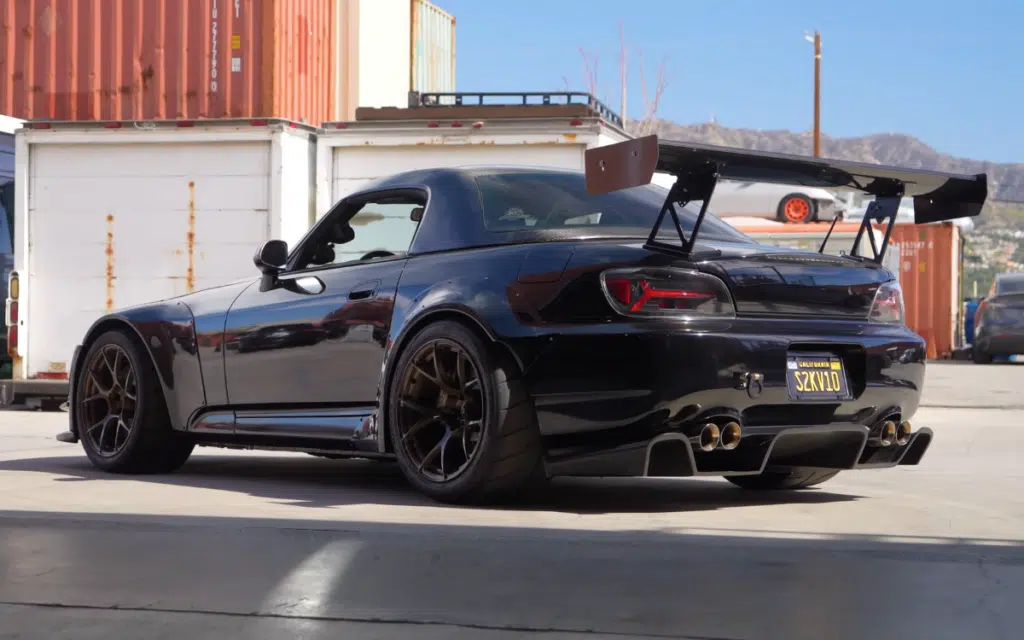 This Honda S2000 contains an engine taken out of a 2006 Dodge Viper