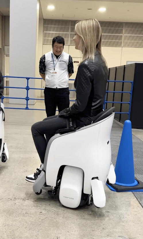 Hondas new mobility scooter concept is controlled by mind