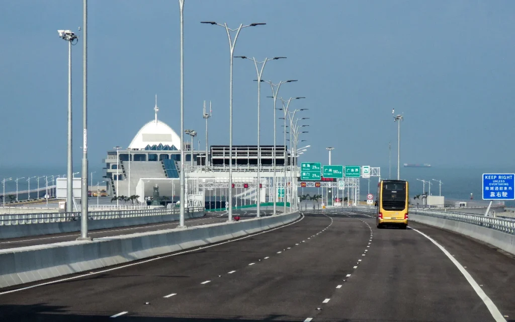 Ghost Bridge for Hong Kong's link between Macau and Hong Kong is now being used more regularly