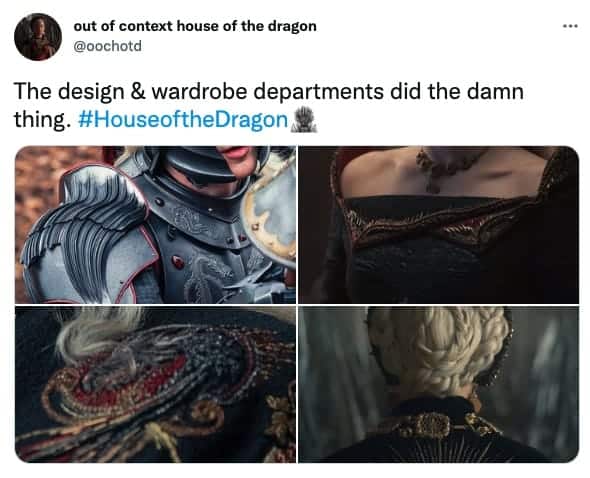 House of the dragon costumes