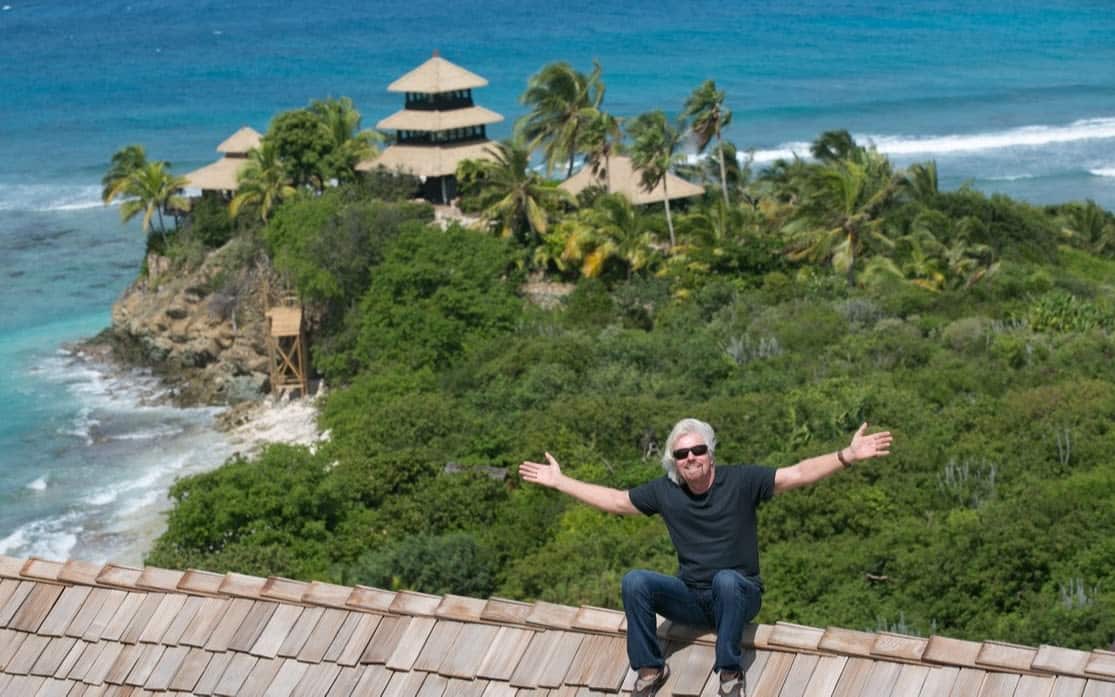 The story of how Richard Branson accidentally bought his private island ...