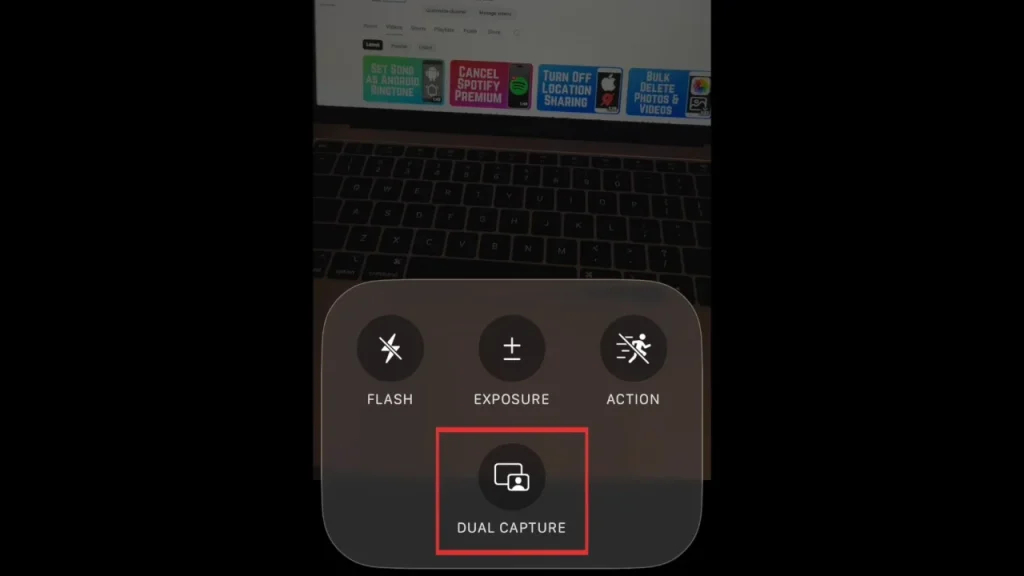 You can use your iPhone’s front & back cameras at the same time and most people don’t know it