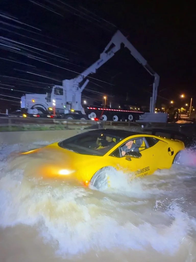 WhistlinDiesel travels to Florida to drive his Lamborghini Huracán through a hurricane in the ultimate test of its endurance