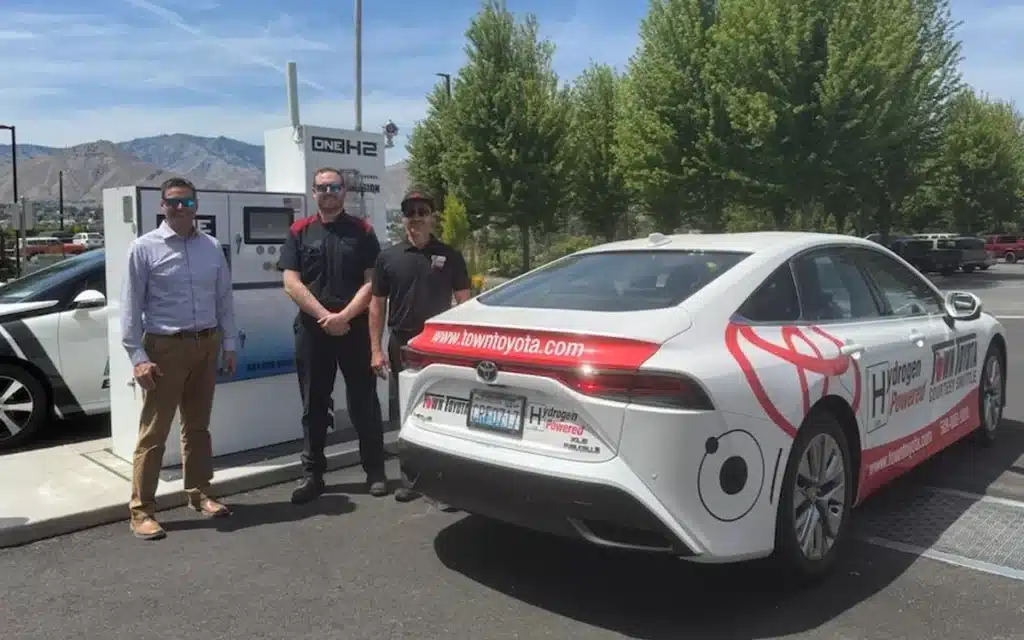 With more cars like the Toyota Mirai being produced, Washington has produced its first hydrogen pump station, and it's put those in California to shame