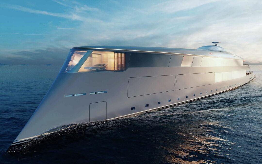 This is the Sinot Aqua, a $645 million yacht powered by hydrogen