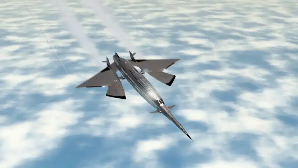 Supersonic nuclear-powered plane Hyper Sting