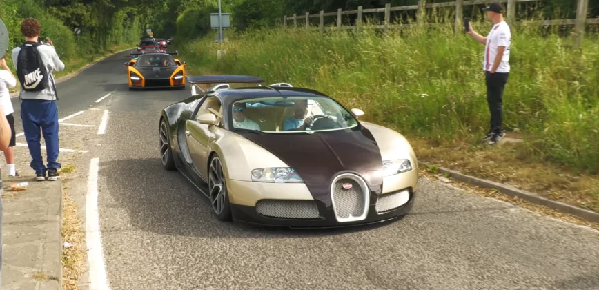 Supercar meet is all going to plan until a top secret $132M hypercar club turns up to leave them embarrassed
