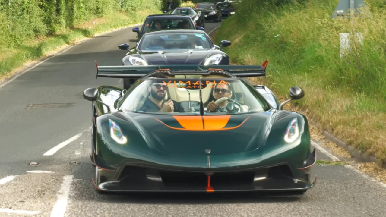 Supercar meet is all going to plan until a top secret $132M hypercar club turns up to leave them embarrassed