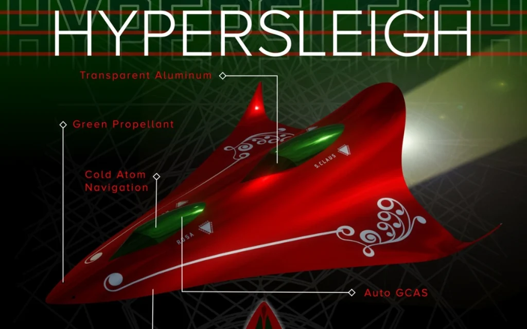 The US Air Force made a hypersonic Santa sleigh redesign