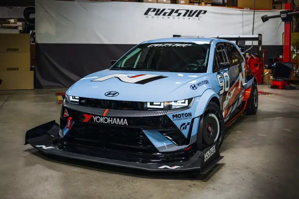 Hyundai’s Ioniq 5 N is reworked into a lightweight electric race car to take on Pikes Peak in the 2025 International Hill Climb event