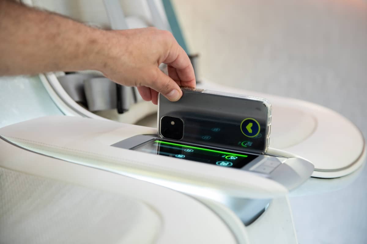 Seat console in the Supernal eVTOL concept