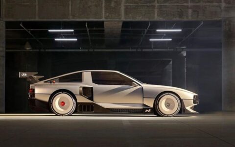 This hydrogen-powered Hyundai concept is the DeLorean tribute we always ...