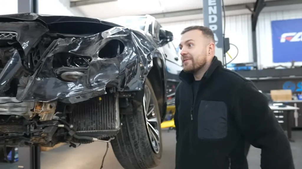 Man buys destroyed $400,000 Bentley Bentayga luxury SUV that's been written off and fears his budget is going to explode