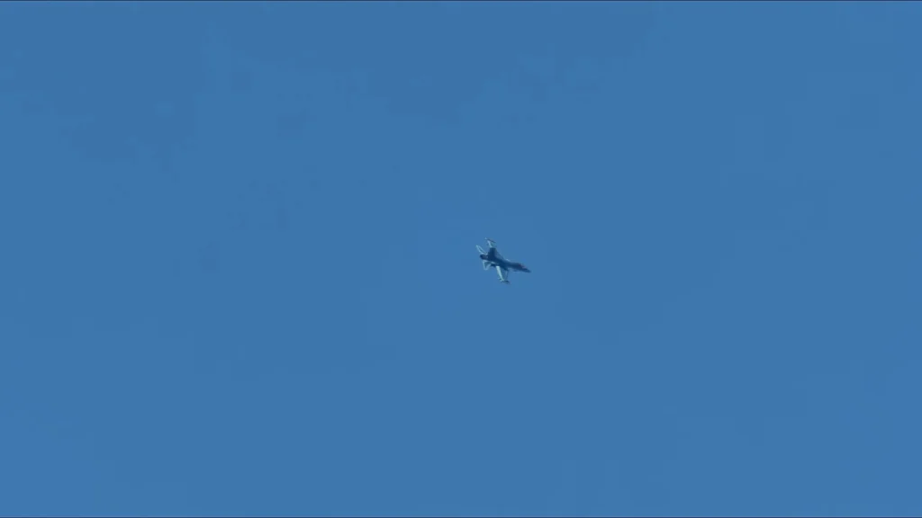 Someone bought land on the Area 51 border but when they visited it they were immediately watched by a Ford F-150 and buzzed by a pair of F-16s