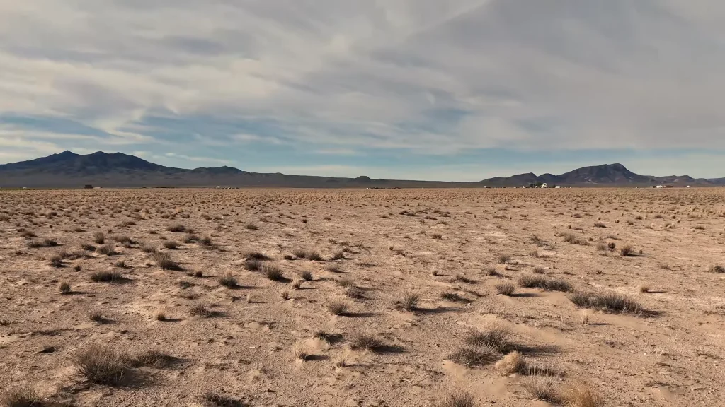 Someone bought land on the Area 51 border but when they visited it they were immediately watched by a Ford F-150 and buzzed by a pair of F-16s