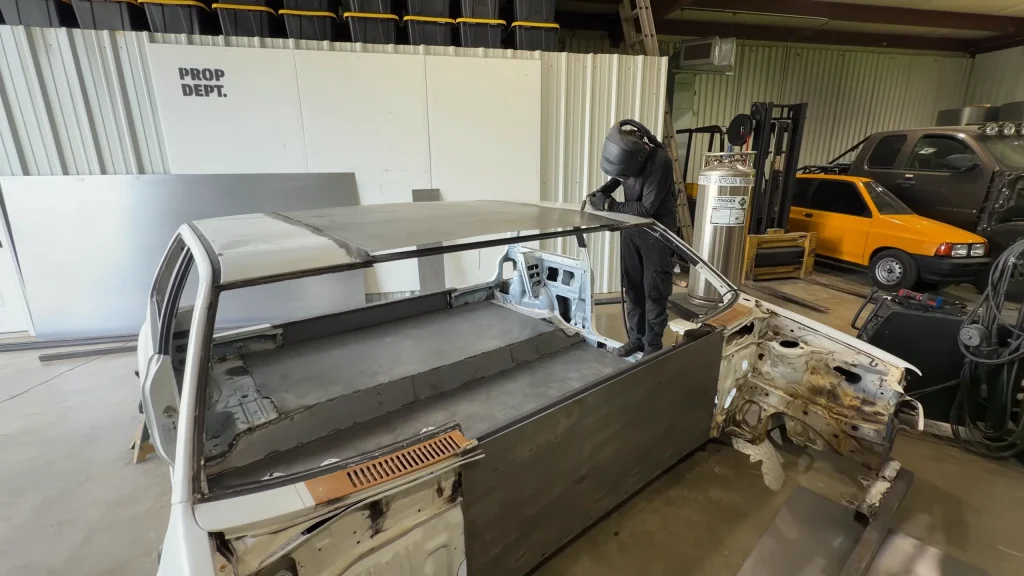 Nashville man who made world's thinnest road-legal car has now turned a tiny Ford Festiva into a bizarre 10-foot-wide highway monster