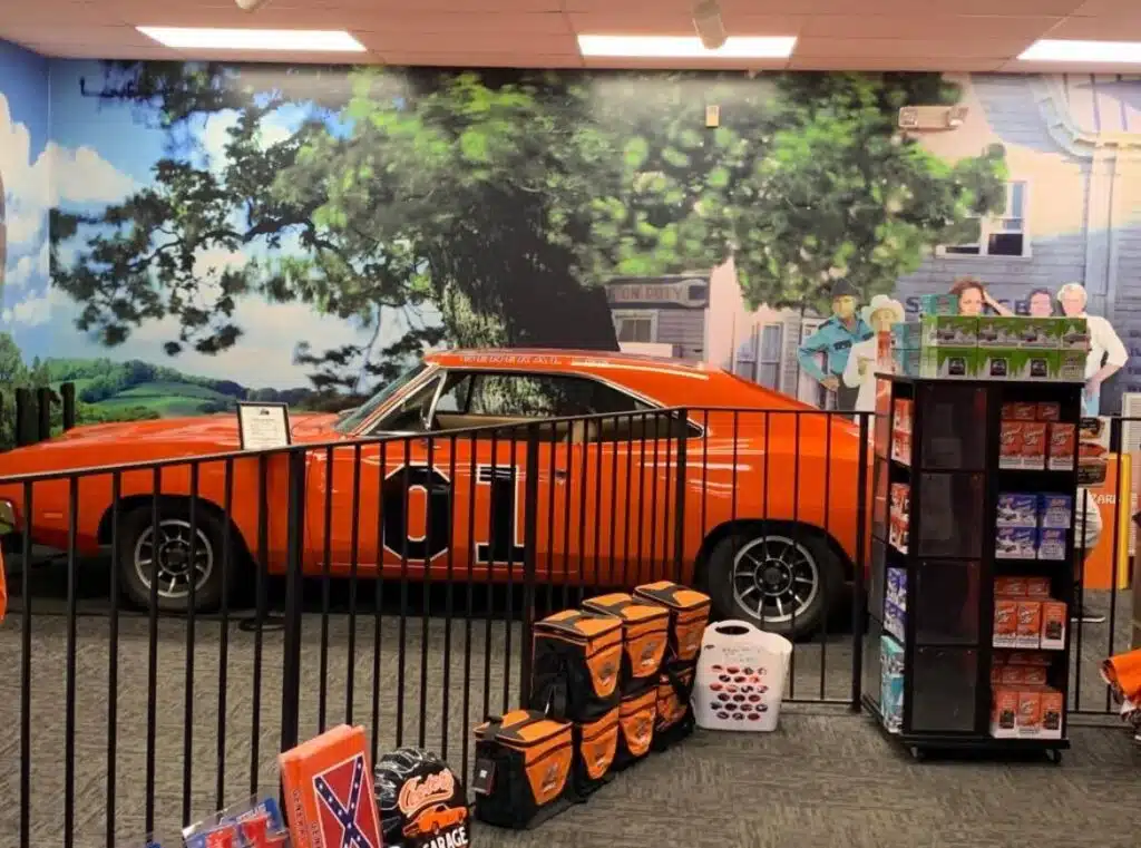 We discovered a tiny museum in Nashville that holds all the original Dukes of Hazzard cars