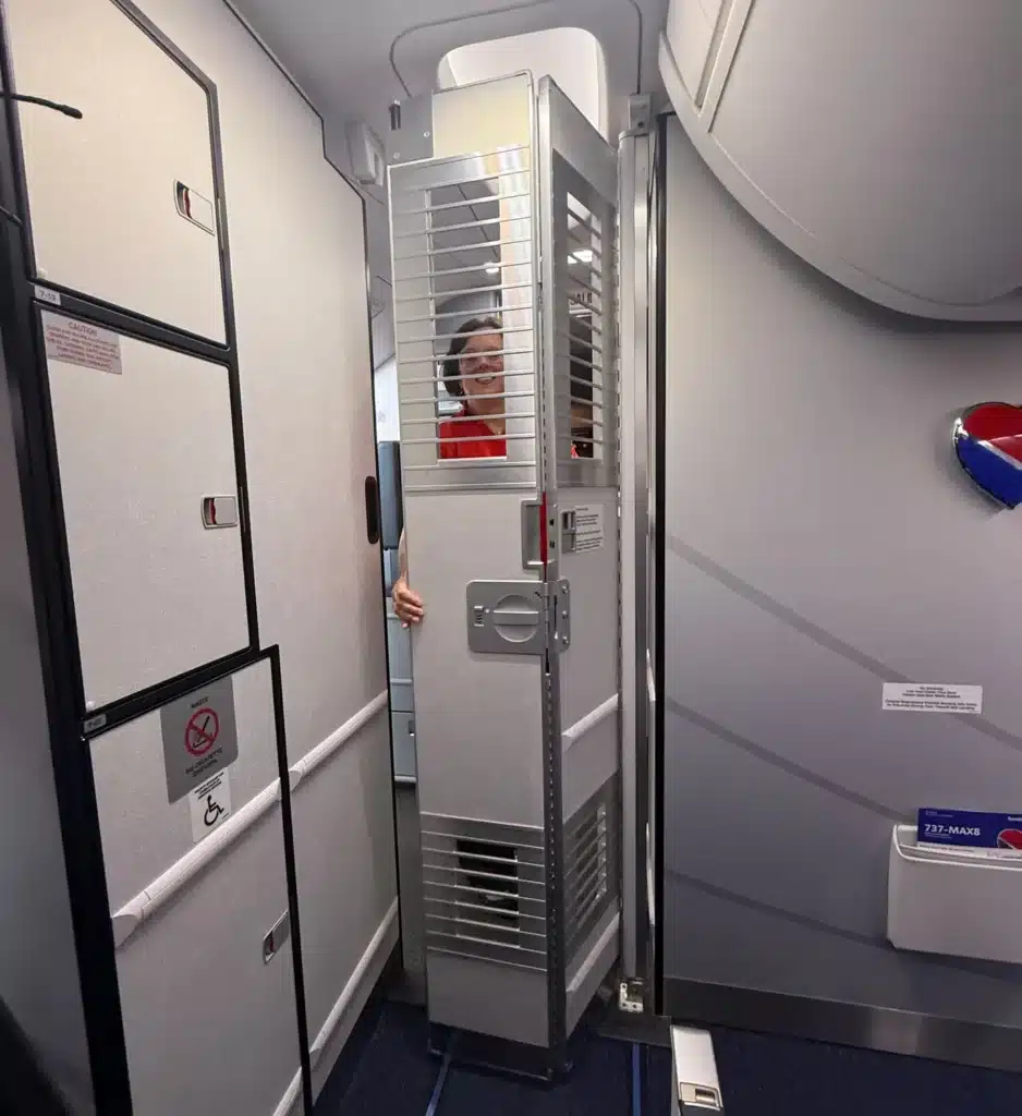 Cockpit barriers introduced for their first flights after years of delay