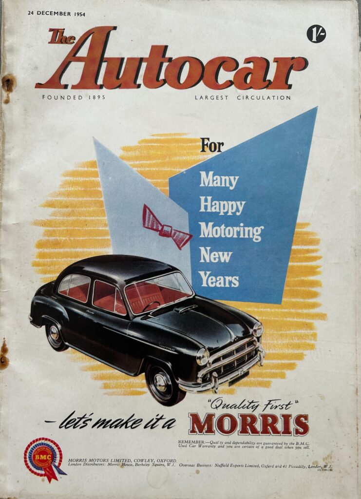 Car magazine from 1954 shows how advanced the US motoring scene was