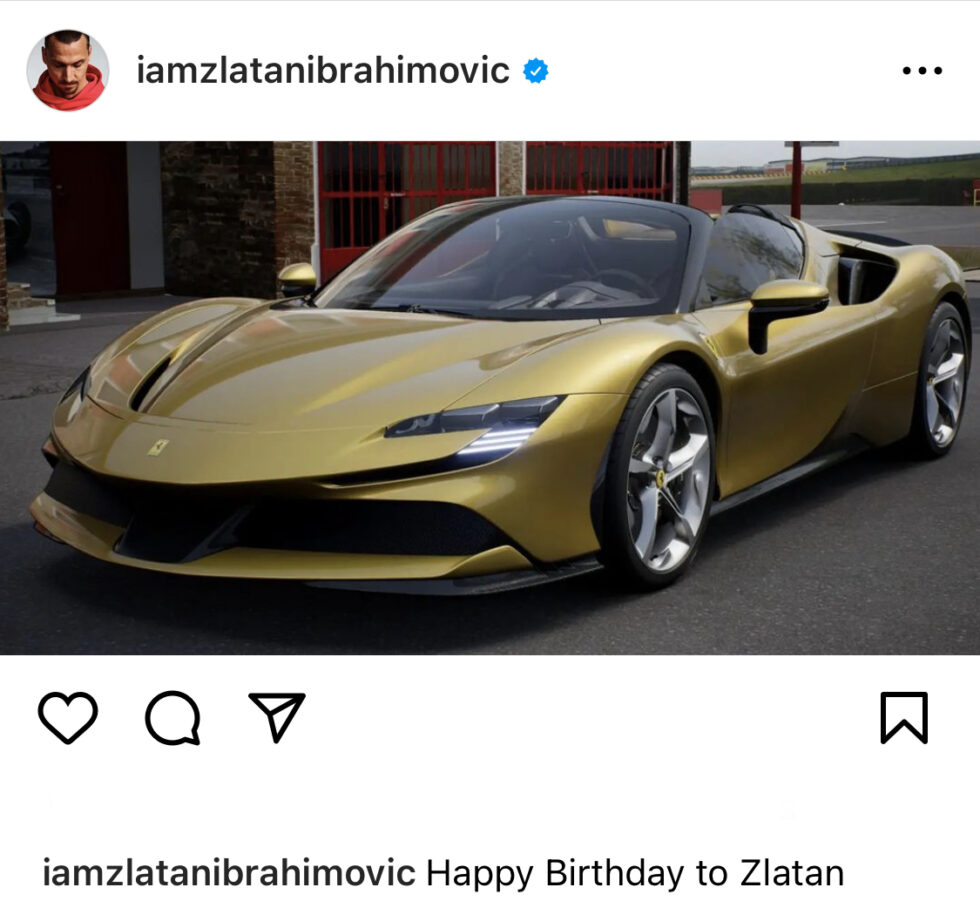 Zlatan Ibrahimovic: Private islands and a Ferrari collection