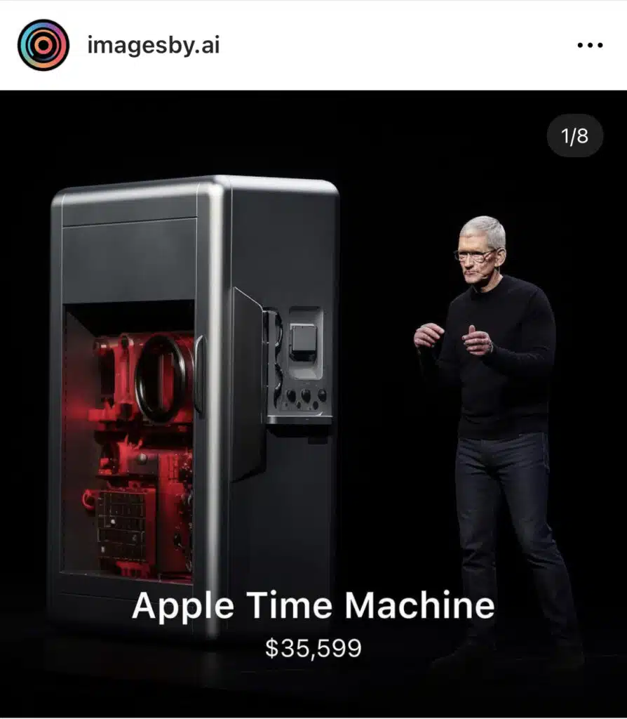 Apple Car, Time Machine designed by AI