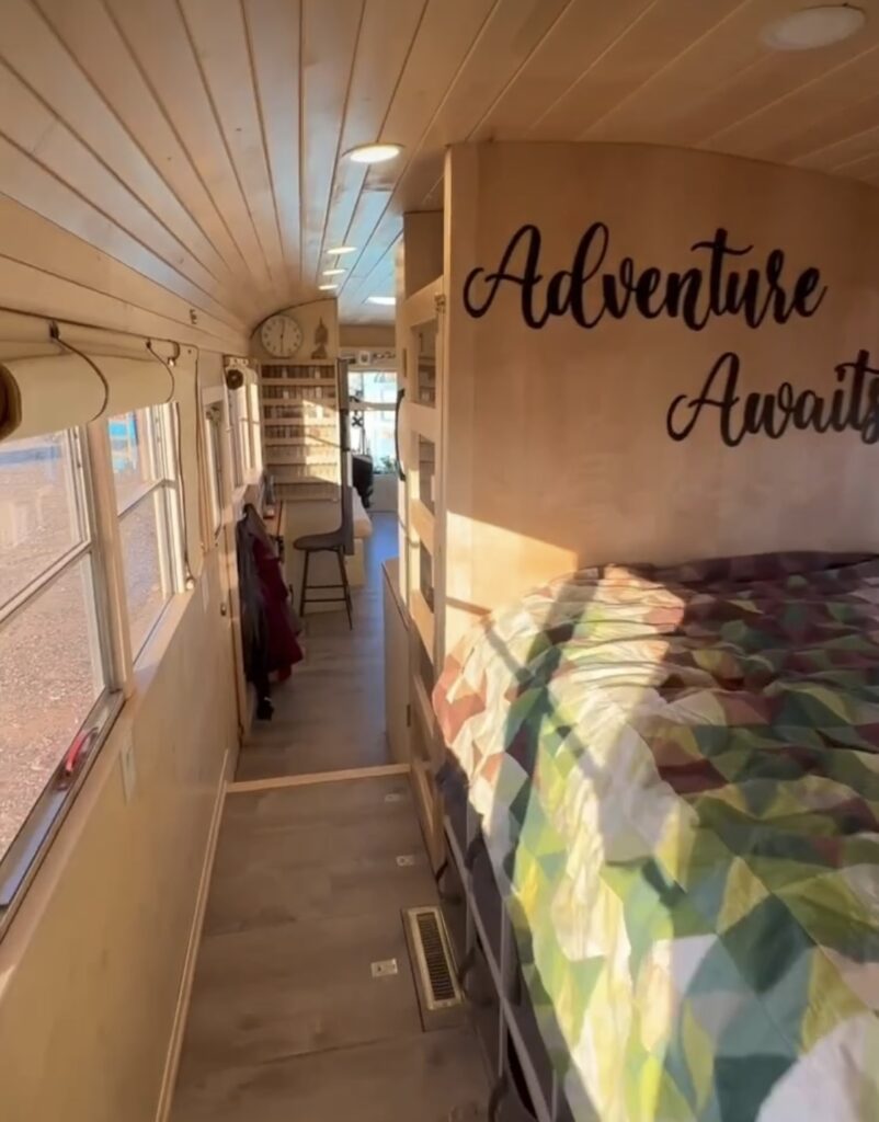 Aurora The Adventure Bus, bedroom