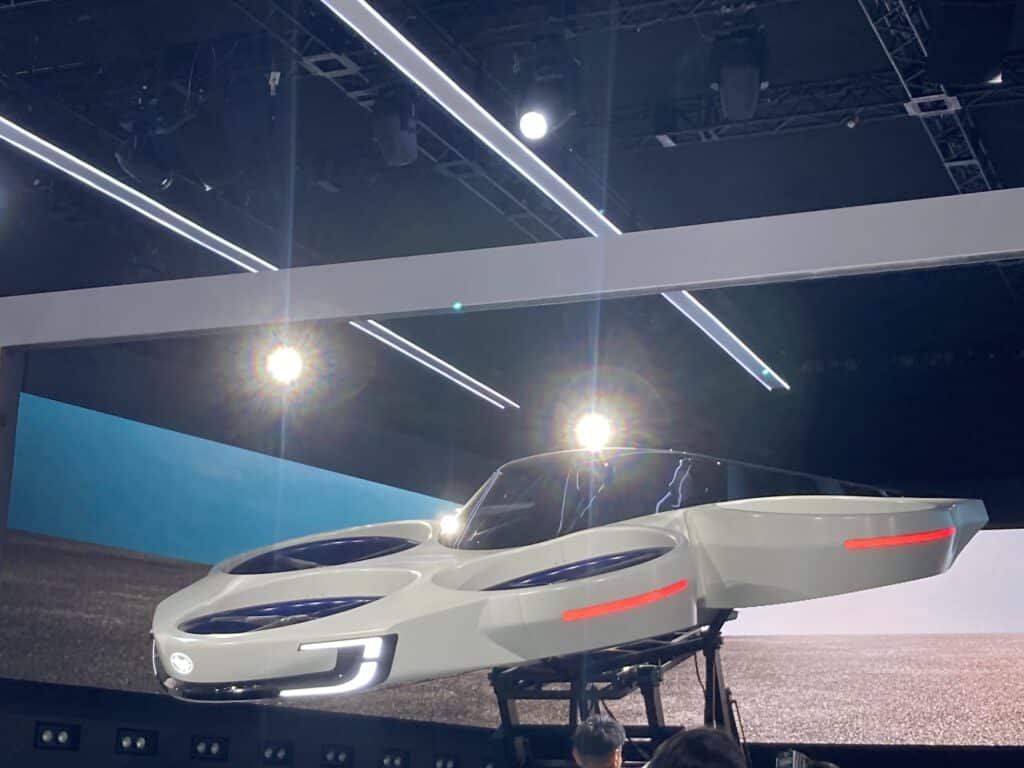 The Subaru flying car concept is their vision of the future