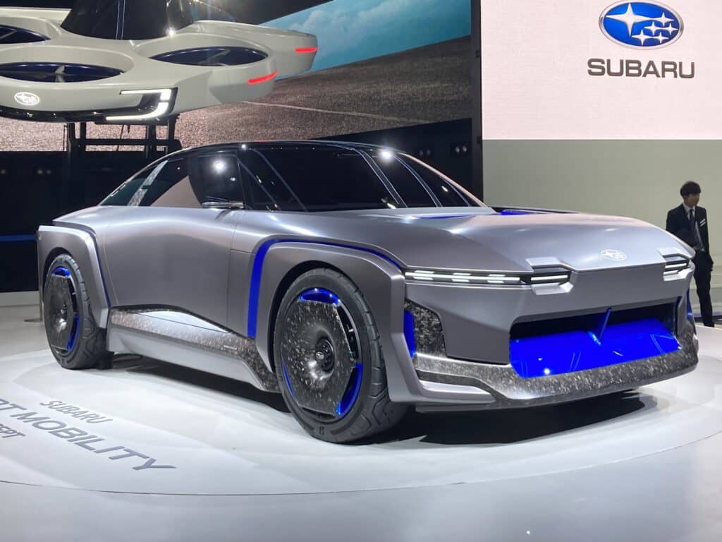 The Subaru BEV Sports Mobility concept places the driving at the centre of the car