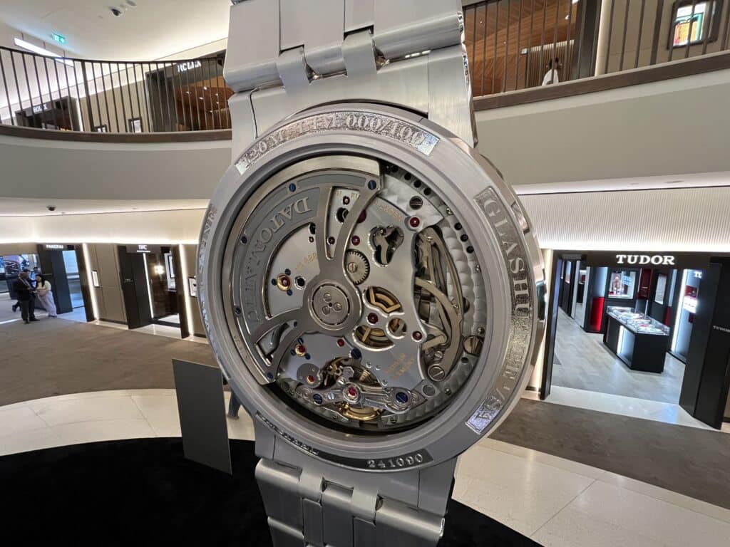 5-meter tall watch A. Lange & Söhne at Harrods