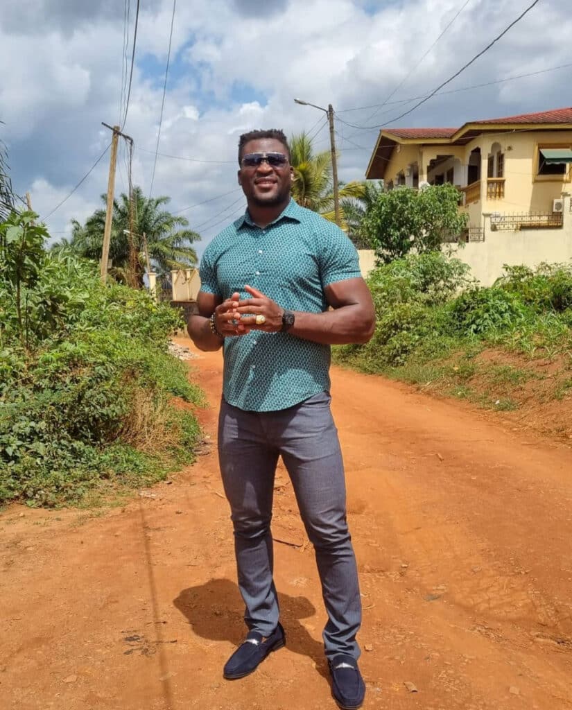Francis Ngannou in Cameroon