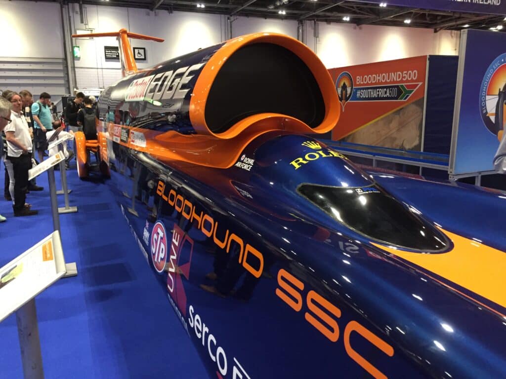 Bloodhound SSC at 2018 London Motor Show