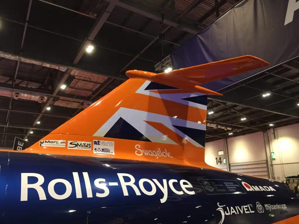 Bloodhound SSC at 2018 London Motor Show