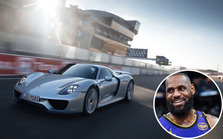 LeBron James car collection features the Porsche 918 Spyder