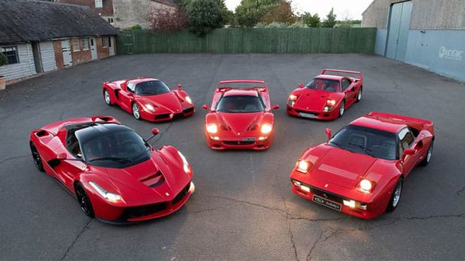 Gran Turismo car collection: Impressive single-owner car collection, Ferrari models