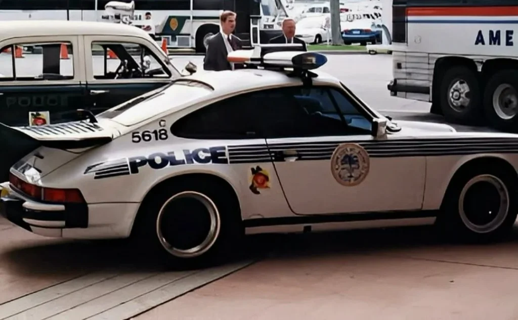 Police departments across the globe sometimes use stylish supercars, but the Porsche 911 that the Miami police used in the 1980s might be unmatched